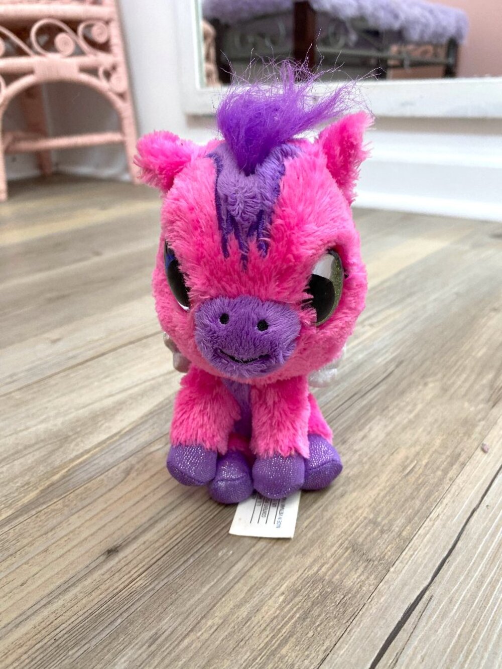 Hatchimals Pink and Purple Plush Horse Stuffed Animal